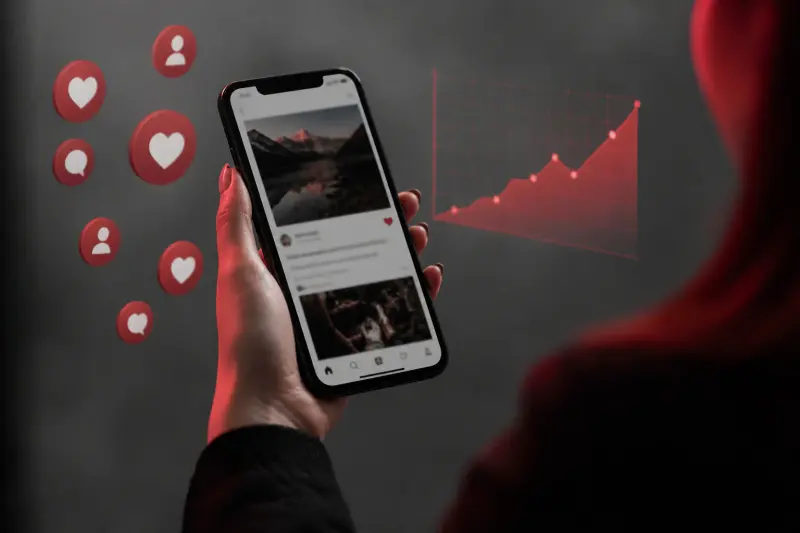 Instagram App auf Smartphone