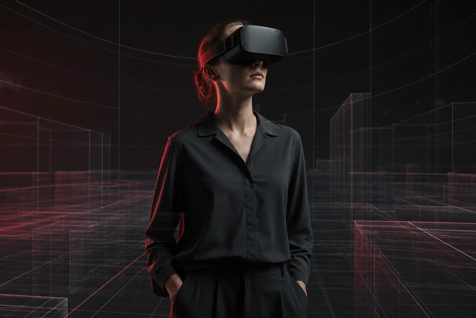 VR-Erlebnis in virtueller Umgebung
