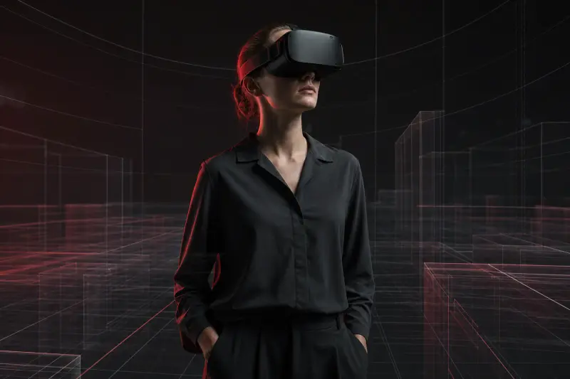 VR-Erlebnis in virtueller Umgebung