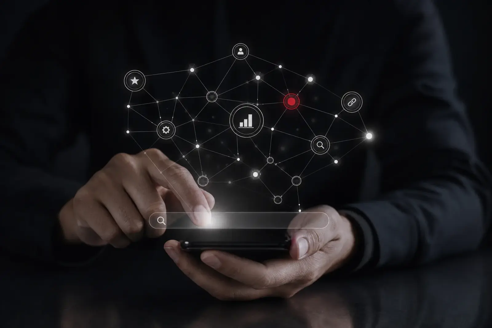 Google Suche auf Smartphone