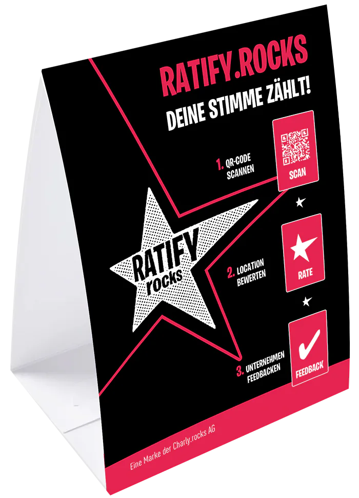 Ratify.rocks – individueller QR-Code für Google-Bewertungen